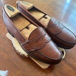 Vintage Polo Ralph Lauren Slip-on Brown Dress Shoes